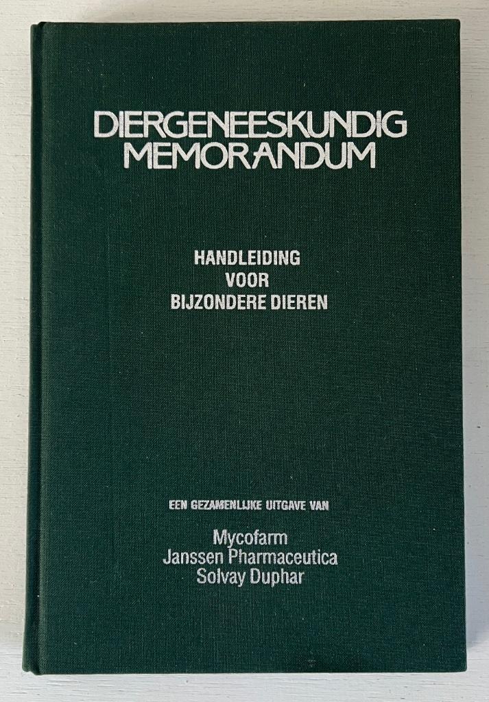 Diergeneeskundig memorandum, Boeken, Studieboeken en Cursussen, Zo goed als nieuw, Niet van toepassing, Beta, Ophalen of Verzenden