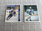 2 panini stickers HOCKEY 87 WAYNE GRETZKY, Ophalen of Verzenden, Gebruikt, Meerdere stickers