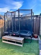 Trampoline met veiligheidsnet, Ophalen, Gebruikt