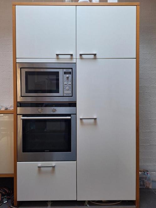 Vrijstaande keukenkast met apparatuur, Huis en Inrichting, Keuken | Keukenelementen, Gebruikt, 200 cm of meer, 100 tot 150 cm