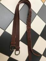 Hans ubbink bruine leer leren riem 90, Kleding | Dames, Riemen en Ceinturen, 80 tot 90 cm, Echt leder, Heupriem, Ophalen of Verzenden