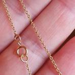 14 karaat gouden halsketting 52 cm, Ophalen of Verzenden, Zo goed als nieuw, Goud, Goud