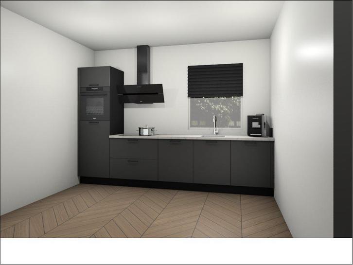 Nobilia Rechte Keuken 340cm - Compleet met Apparatuur, Huis en Inrichting, Keuken | Complete keukens, Nieuw, Enkelwandige keuken