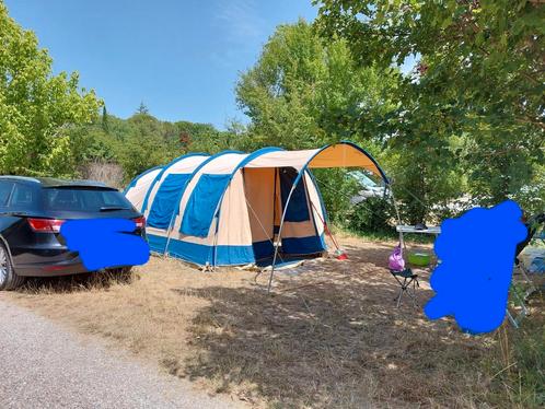 Grote 4 pers.tunneltent. Michigan 4 met luifel. Vrijbuiter., Caravans en Kamperen, Tenten, tot en met 4, Gebruikt, Ophalen