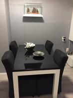 Eettafel inclusief 4 stoelen, Huis en Inrichting, Complete eetkamers, Ophalen of Verzenden, Zo goed als nieuw, 4 tot 6 stoelen