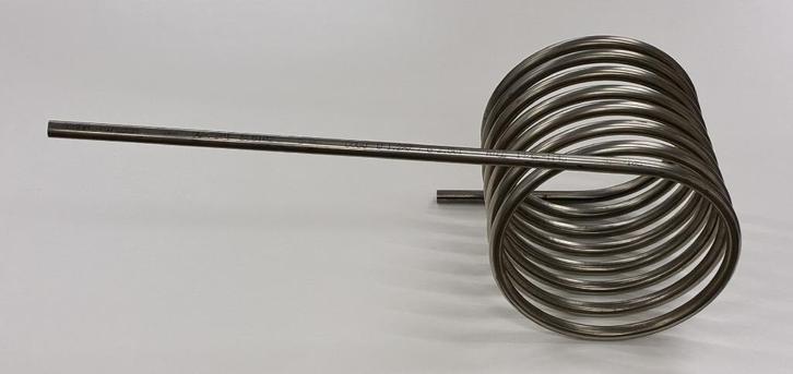 koeling spiraal dompelaar element RVS INOX 316 heatpipe, Doe-het-zelf en Verbouw, Geisers en Boilers, Nieuw, Onderdeel, 100 liter of meer
