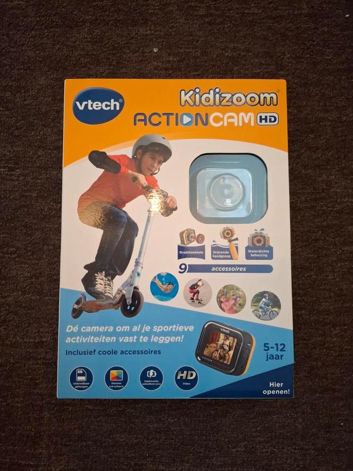 VTech Kidizoom Action Cam HD - Kinder Camera, Kinderen en Baby's, Speelgoed | Overig, Nieuw, Jongen of Meisje, Ophalen of Verzenden