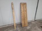 Balken palen hout vuren planken, Ophalen, Zo goed als nieuw, Minder dan 180 cm, Balken