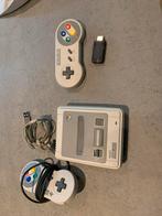 SNES mini met 2 controller, Ophalen of Verzenden, Gebruikt, Met 2 controllers