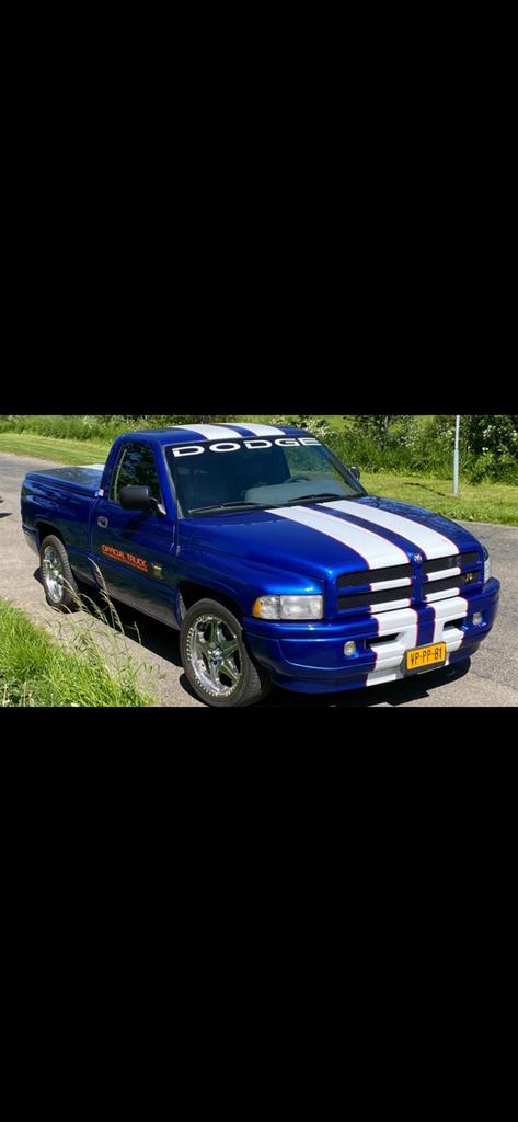 Dodge RAM INDY OFFICIAL PACE TRUCK, Auto's, Bestelauto's, Bedrijf, Dodge, Benzine, Automaat, Blauw, Grijs, Stof, Achterwielaandrijving
