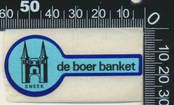 Sticker: De Boer Banket - Sneek