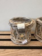 Riviera Maison Rustic Rattan waxinelichtjeshouder, Huis en Inrichting, Woonaccessoires | Kandelaars en Kaarsen, Minder dan 25 cm