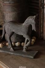 Houten paard, decoratie, sober en stoer, paarden, Huis en Inrichting, Woonaccessoires | Overige, Nieuw, Ophalen of Verzenden, Info@jufbrocante.nl
