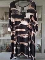 Magna Jurk/ tuniek - Zwart/Beige - Maat 56-58, Kleding | Dames, Grote Maten, Ophalen of Verzenden, Jurk, Zwart, Magna