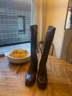 Donkerbruine laarzen Moma, mt 38,5. Nieuw., Kleding | Dames, Schoenen, Ophalen of Verzenden, Zo goed als nieuw, Bruin, Hoge laarzen