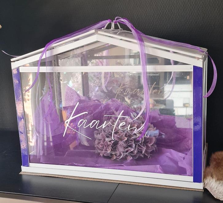 Enveloppenbox - kaartenbox, Hobby en Vrije tijd, Feestartikelen, Gebruikt, Overige typen, Overige, Ophalen
