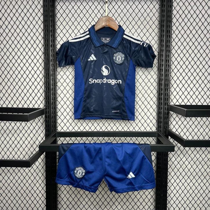 Nieuw Manchester United Kinderset – Blauw – Shirt + Broekje, Sport en Fitness, Voetbal, Nieuw, Shirt, Maat XS of kleiner, Verzenden