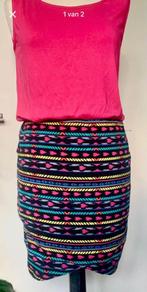 Tricot zomerjurk mt S/ M, Ophalen of Verzenden, Zo goed als nieuw, Roze, Maat 36 (S)