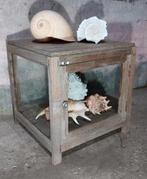 oude antieke winkelvitrine vitrine tafelvitrine sober India, Zo goed als nieuw, H, H, 25 tot 50 cm