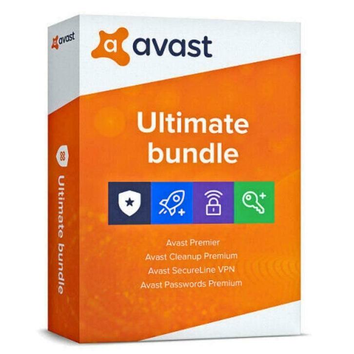 Avast Ultimate 2025 Security+VPN+CleanUp 1-10 PC - 1-5 Jaar, Computers en Software, Antivirus- en Beveiligingssoftware, Nieuw
