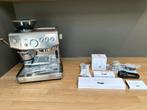Sage Barista Express Impress Stainless Steel, Garantie, Espresso apparaat, Zo goed als nieuw, Afneembaar waterreservoir, Sage