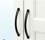 14 Originele Ikea Songesand Handgrepen - Zwart, Ophalen of Verzenden, Zo goed als nieuw, Overige typen