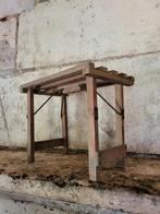 Brocante Frans houten klaptafeltje/ allegonda, Antiek en Kunst, Curiosa en Brocante, Ophalen of Verzenden