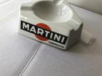 Vintage driehoekige porseleinen asbak van Martini vermouth., Ophalen of Verzenden, Gebruikt, Gebruiksvoorwerp