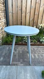 Hartman Sophie tuintafel bistrotafel grijs rond, Ophalen, Gebruikt, Rond, Kunststof
