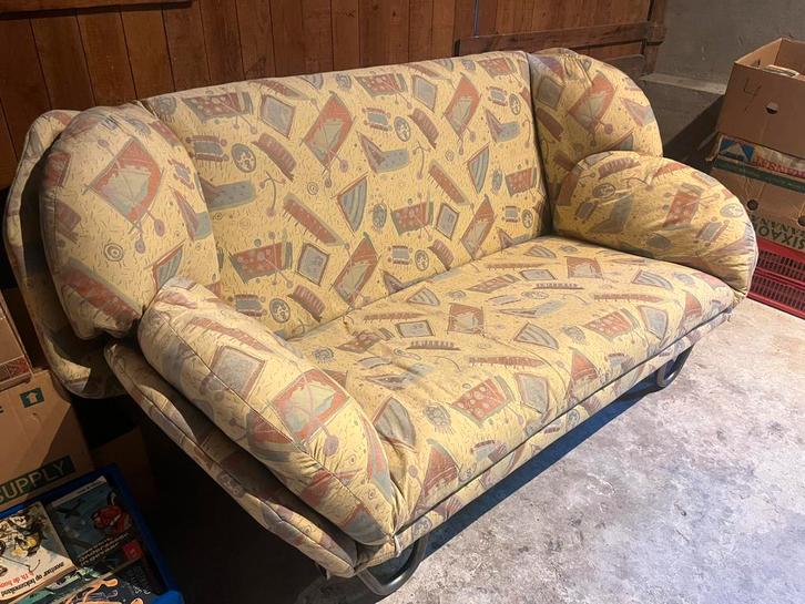 Design slaapbank, Huis en Inrichting, Slaapkamer | Slaapbanken, Zo goed als nieuw, Tweepersoons, Ophalen