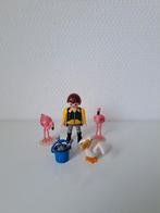 Playmobil Dierenverzorger met flamingo's 4785, Kinderen en Baby's, Speelgoed | Playmobil, Complete set, Zo goed als nieuw, Ophalen