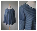Pieszak - nieuwstaat top / longsleeve / blauw zijde maat 36, Kleding | Dames, Pieszak, Zo goed als nieuw, Lange mouw, Maat 36 (S)