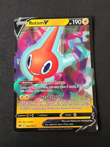 Rotom V Lost Origin #058 beschikbaar voor biedingen