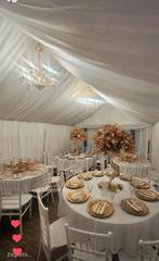 Tafeldecoratie met tafels stoelen te huur, Hobby en Vrije tijd, Feestartikelen | Verhuur, Ophalen of Verzenden, Zo goed als nieuw