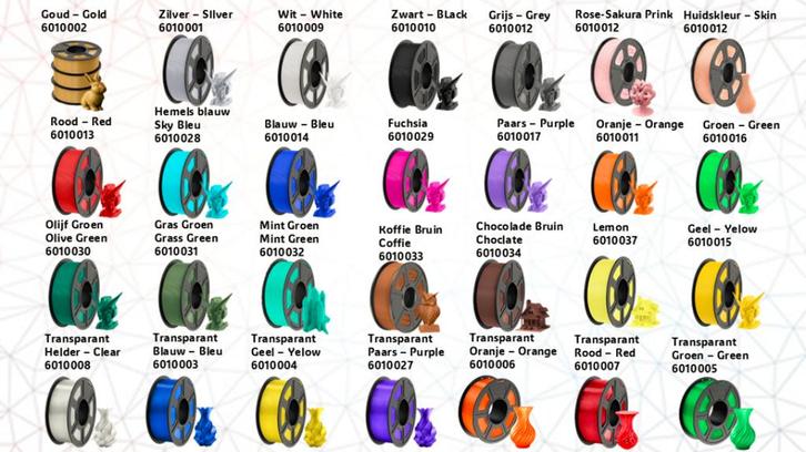 JAYO 3D filament PLA rol 1,1 kg 1,75mm, Computers en Software, 3D-printerbenodigheden, Nieuw, Ophalen of Verzenden
