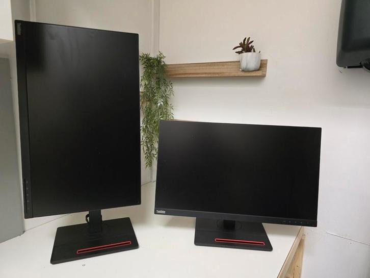 Lenovo monitor nette staat verstel & kantelbaar HDMi & DP 9x, Computers en Software, Monitoren, Zo goed als nieuw, 60 Hz of minder