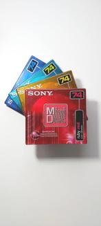 NEW > 4x MiniDisc Sony Color 74 Min, Audio, Tv en Foto, Walkmans, Discmans en Minidiscspelers, Ophalen of Verzenden, Minidisc-recorder