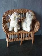 Antiek/oud bankje voor antieke poppen., Verzenden