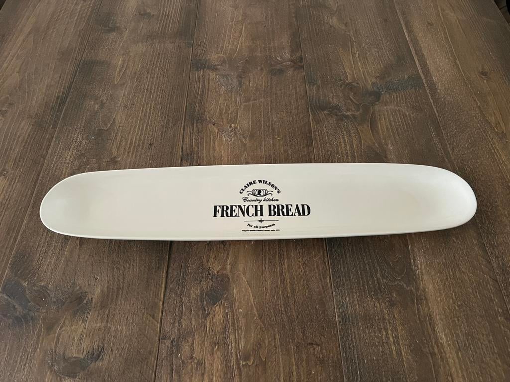 Claire Wilson’s ‘French Bread’ serveerschaal. Vintage, Ophalen of Verzenden, Overige stijlen, Aardewerk, Schaal of Schalen