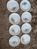 Vintage Arcopal diner borden Fruits de France set 8, Ophalen of Verzenden, Zo goed als nieuw