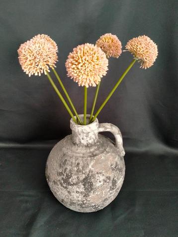 Allium kunstbloemen, peach cream lavender  beschikbaar voor biedingen