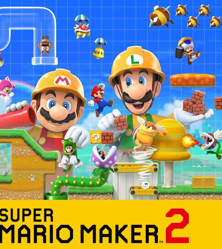Super Mario Maker 2 - Nintendo Switch, Spelcomputers en Games, Games | Nintendo Switch, Gebruikt, Platform, 1 speler, Vanaf 7 jaar