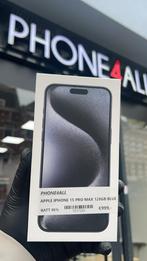 APPLE IPHONE 15 PRO MAX  BLU BLACK  TITANIUM  256GB, Ophalen of Verzenden, Nieuw, Zonder abonnement, Zonder simlock
