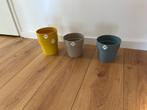 4 x ELHO-bloempotten, Ophalen, Kunststof, Rond, Binnen
