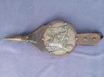 Antieke Blaasbalg met Bronzen Plaat, Antiek en Kunst, Antiek | Koper en Brons, Ophalen of Verzenden, Brons