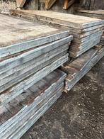 Steenplaten grote partij - Kisten - Vaten, Doe-het-zelf en Verbouw, Hout en Planken, Gebruikt, Minder dan 25 mm, Verzenden, Pallet