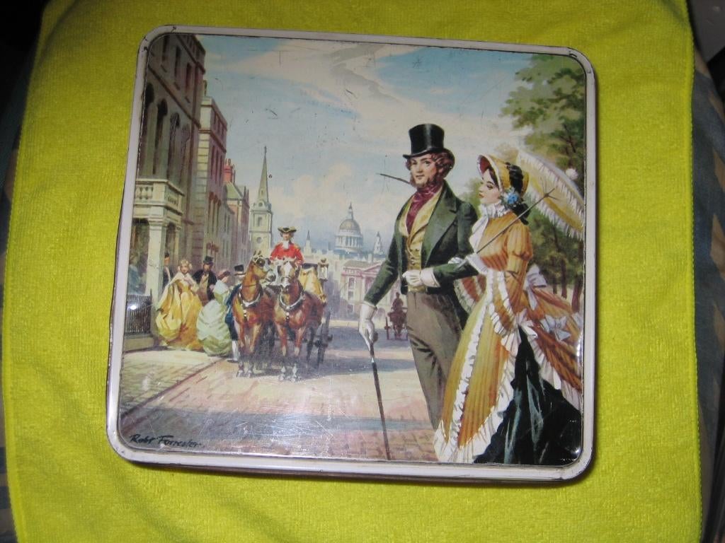 Koekjes blik ( 1), Verzamelen, Blikken, Gebruikt, Overige, Overige merken, Ophalen of Verzenden