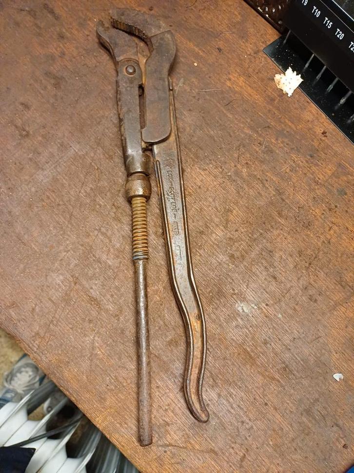 Vintage pijptang Eck-Schwede 1 1/2, Antiek en Kunst, Antiek | Gereedschap en Instrumenten, Ophalen of Verzenden