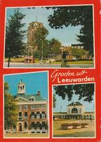 LEEUWARDEN Oldehove Stadhuis Station Groeten, Verzamelen, Verzenden, 1960 tot 1980, Gelopen, Friesland