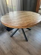 Ronde eettafel - 4/5 personen - 130cm, Ophalen, Gebruikt, 100 tot 150 cm, Rond